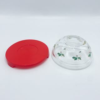 Vintage Apple Stacking Glass Bowls
