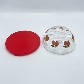 Vintage Apple Stacking Glass Bowls