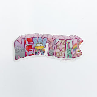 New York Vinyl Sticker