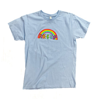 Light Blue Rainbow Bears Youth T - Sale Rack Item