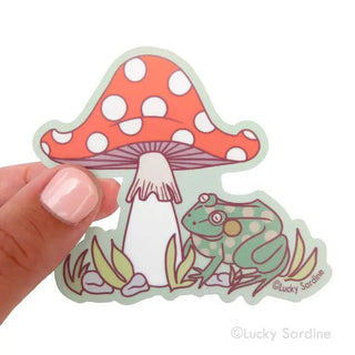Toad and Mushroom Sticker