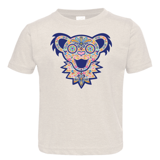 Grateful Dead Paisley Bear Face Toddler T