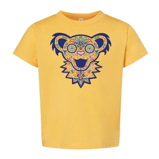 Grateful Dead Paisley Bear Face Toddler T