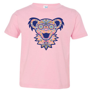 Grateful Dead Paisley Bear Face Toddler T