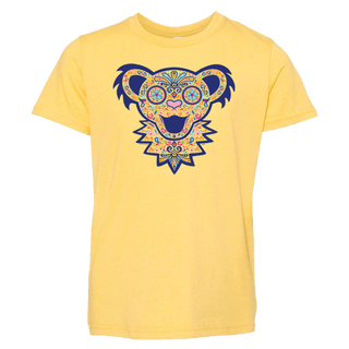 Grateful Dead Paisley Bear Face Youth T
