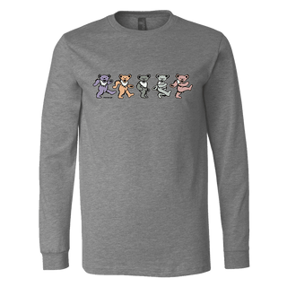 Grateful Dead Pastel Bears Unisex Longsleeve T