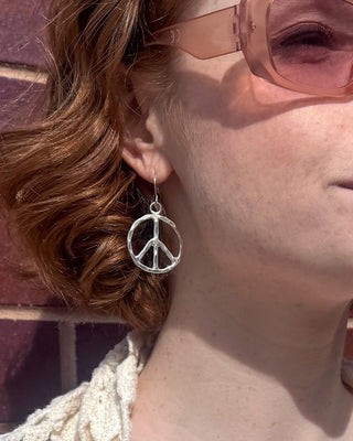 Peace Sign Earrings