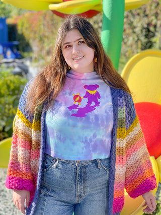 Rainbow Knit Cardigan