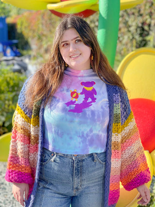 Grateful Dead Terrapin & Bear Women's Crop T