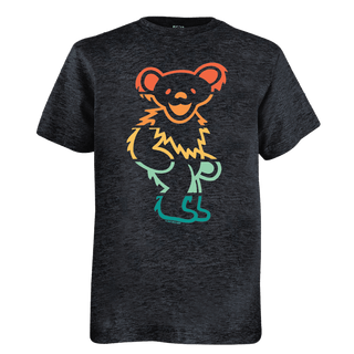 Grateful Dead Retro Stripes Bear Youth T