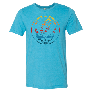 Grateful Dead Retro Stripes Stealie Unisex T