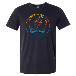 Grateful Dead Retro Stripes Stealie Unisex T
