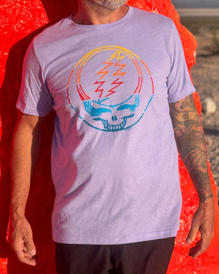 Grateful Dead Retro Stripes Stealie Unisex T
