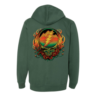 Grateful Dead Scarlet Fire Unisex Zip Hoodie