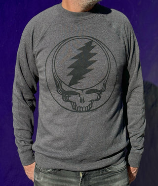 Grateful Dead Stealie Unisex Raglan Sweatshirt