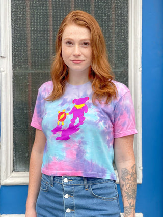 Grateful Dead Terrapin & Bear Women's Crop T