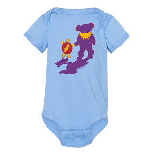 Grateful Dead Terrapin & Bear Short Sleeve Baby One Piece