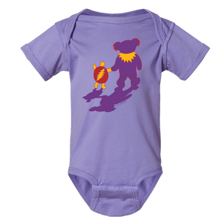 Grateful Dead Terrapin & Bear Short Sleeve Baby One Piece