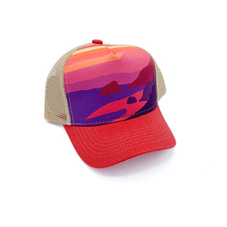 Sunset Toddler Trucker Hat
