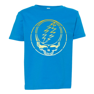 Grateful Dead Yellow Stripes Stealie Toddler T