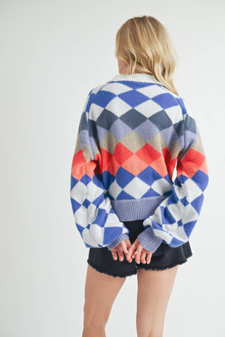 Kaja Argyle Sweater