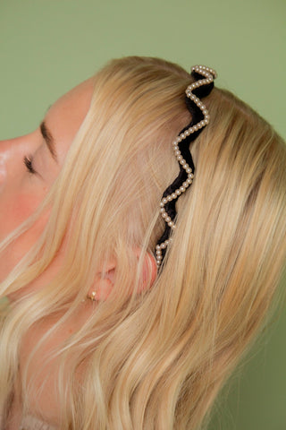 Zig Zag Pearl Headband