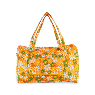 Retro Floral Duffel Bag