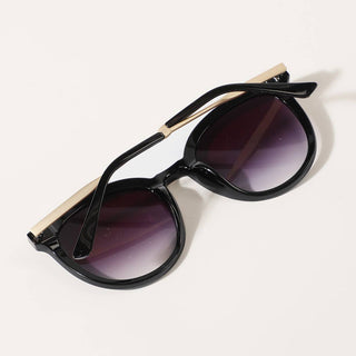 Round Shape Frame Thin Legs Fashion Sunglasses