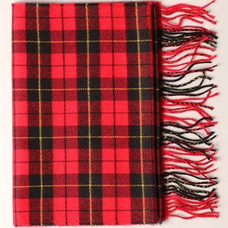 Cashmere Feel Plaid Pattern Scarf