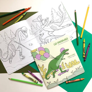The Dinosaurs Coloring Book