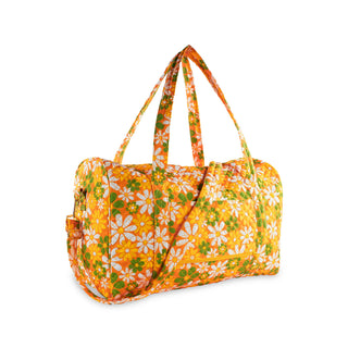 Retro Floral Duffel Bag