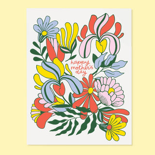 Floral Mothers Day Card