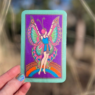Egyptian Revival Butterfly Sticker