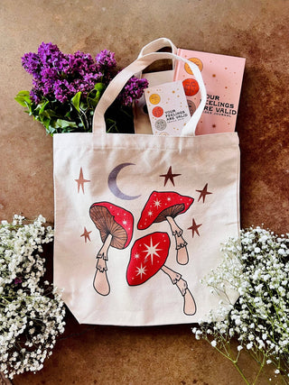 Mushroom Dance Tote Bag