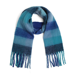 Plaid Oblong Scarf Shawl