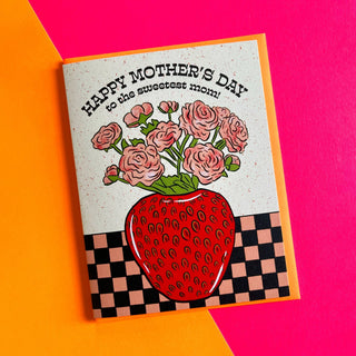 Strawberry Bouquet Mother's Day Greeting Card