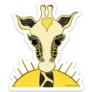Love Giraffe Sticker | Little Hippie