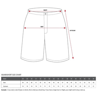 Fishman Donut Board Shorts Gradient - Only size 28 & 40 left