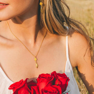 Lady Lullaby Necklace - Gold | Little Hippie
