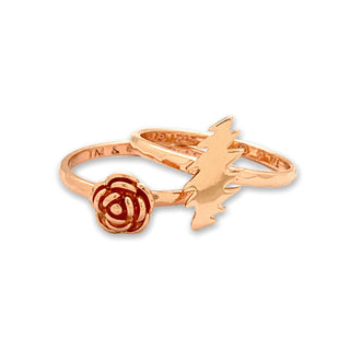 Crazy Fingers Stacking Rings - Rose Gold | Little Hippie