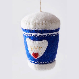 Felt NYC Coffee Cup Ornament
