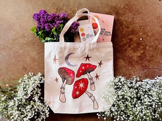Mushroom Dance Tote Bag
