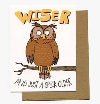 Wise Owl Birthday Greeting Card
