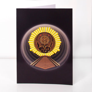 Grateful Dead Aztec Stealie Greeting Card | Little Hippie