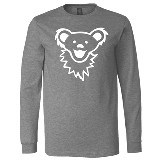 Grateful Dead Dancing Bear Face Unisex Longsleeve