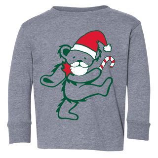 Grateful Dead Santa Bear Toddler Long Sleeve T | Little Hippie