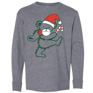 Grateful Dead Santa Bear Youth Long Sleeve T | Little Hippie