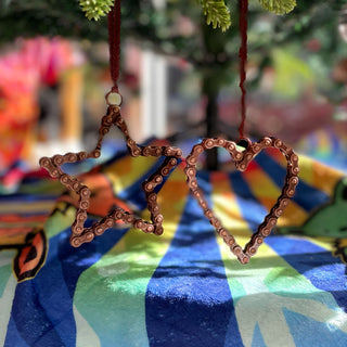 Bike Chain Ornament
