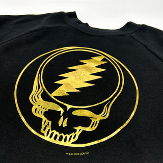 Grateful Dead Women's Steal Your Face Crop Fleece Raglan