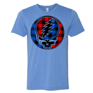 Grateful Dead Buffalo Plaid Steal Your Face Unisex T
